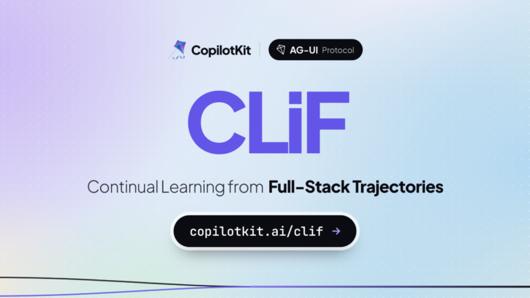 CopilotKit, CLiF Platformunu Duyurdu